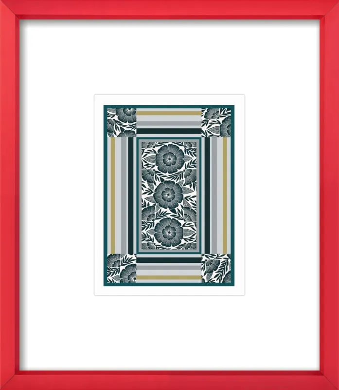 Botanical Frame 1 by Katharine Watson for Artfully Walls