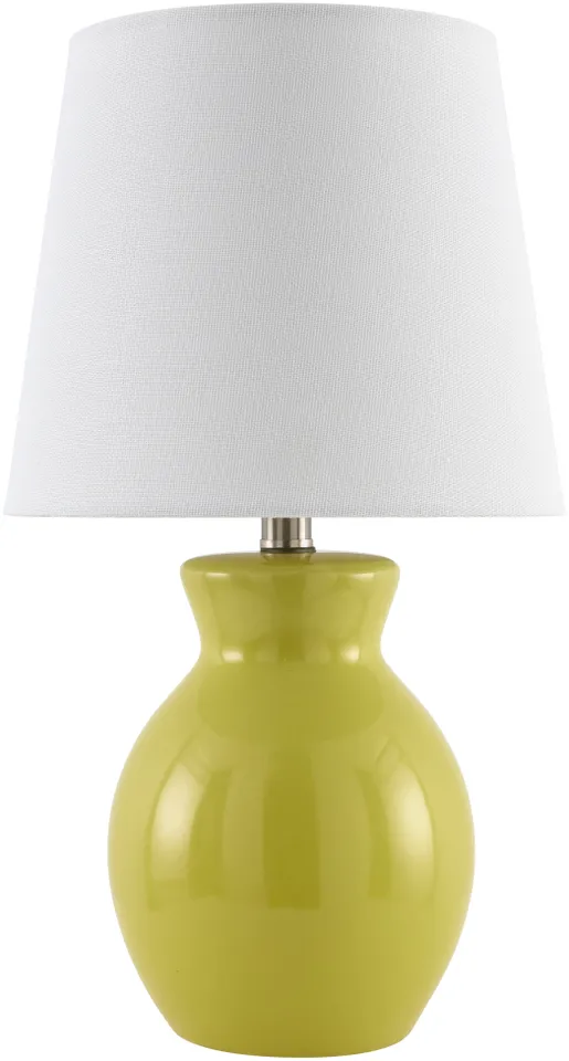 Stella Diminuta  Glazed 15"H x 8"W x 8"D Accent Table Lamp