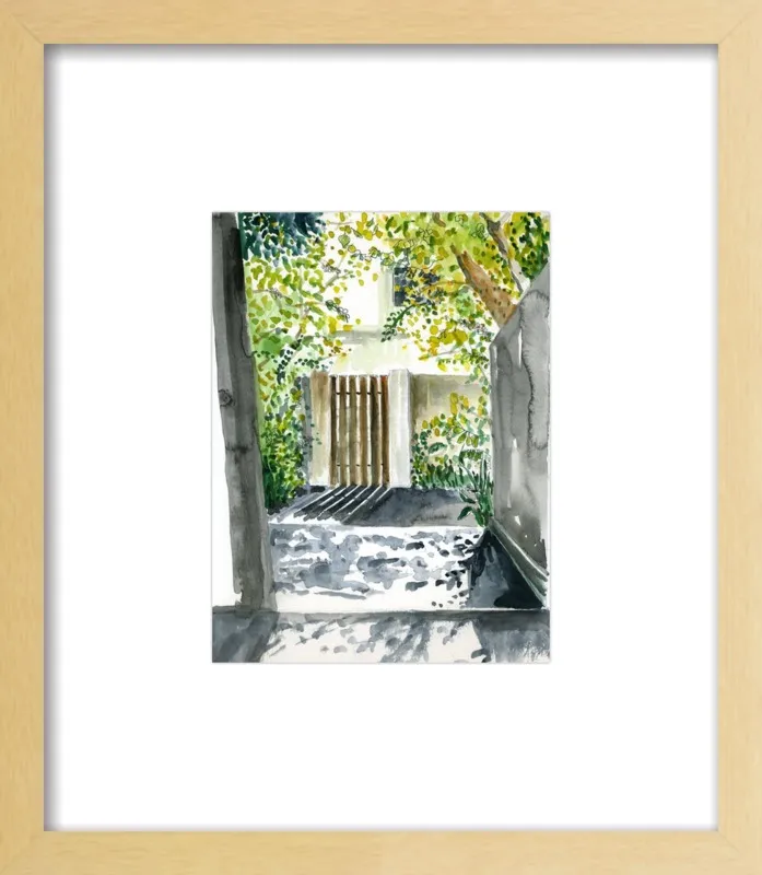 Garden Gate by Miri Eshet for Artfully Walls