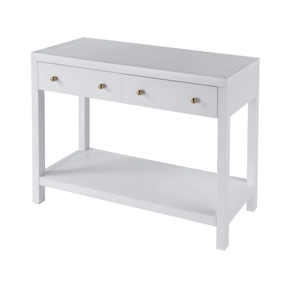Nora White Console Table