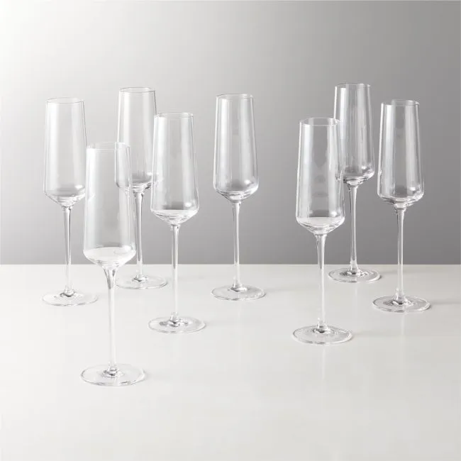 Muse Glass Champagne Flute Set of 6