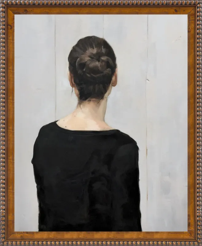 Portrait of a young woman by Philine van der Vegte for Artfully Walls