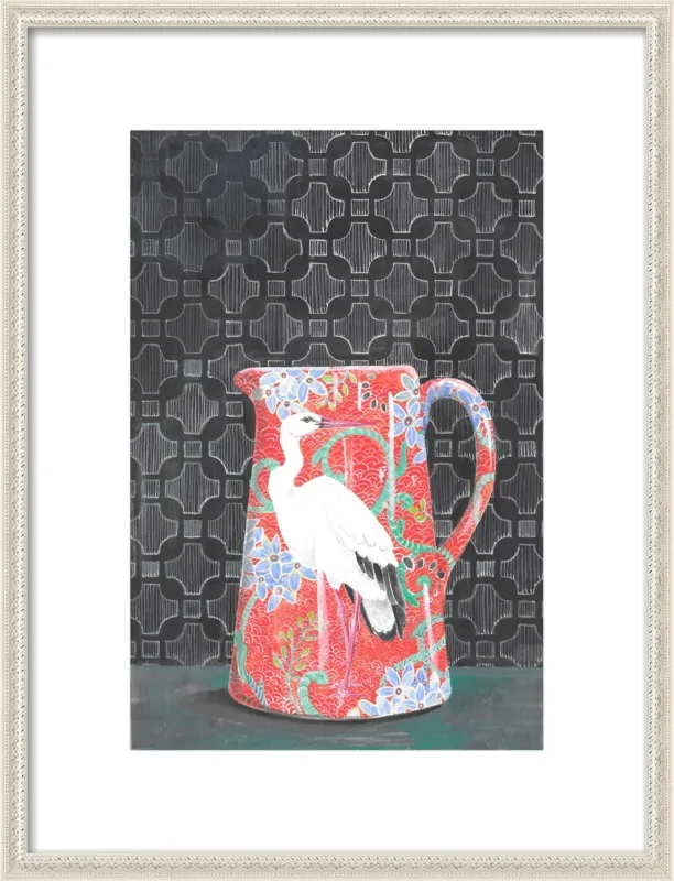 Red Vase by Miri Eshet for Artfully Walls