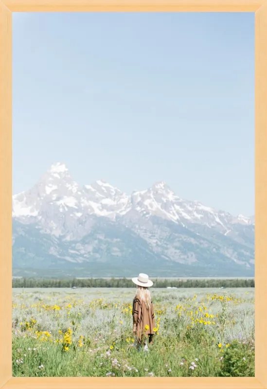 Wildflower Field Wyoming by Carley Rudd for Artfully Walls