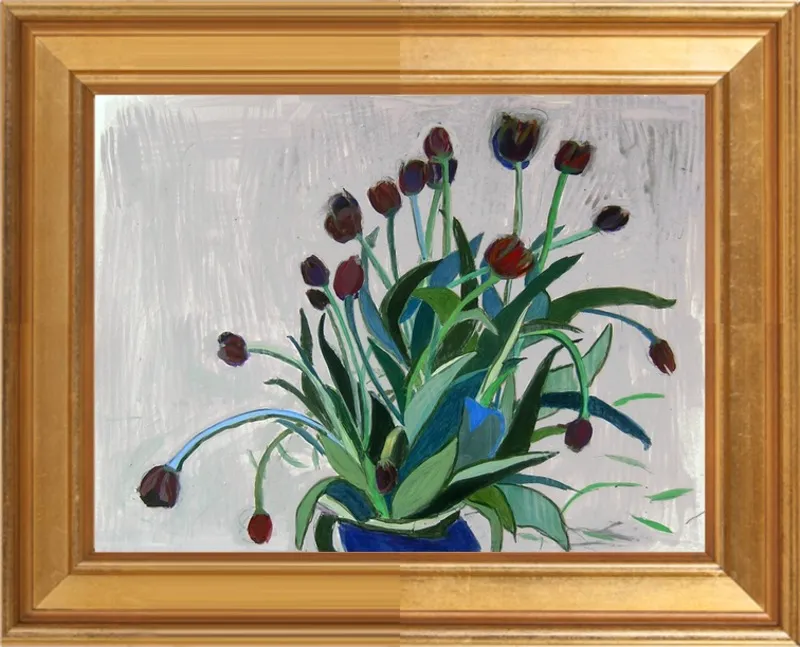 queen of the night tulip by Liz Innvar for Artfully Walls
