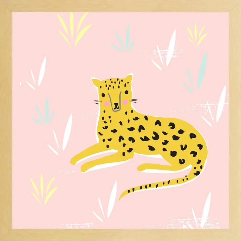 Little Amur Leopard by Lizzie Mackay for Artfully Walls