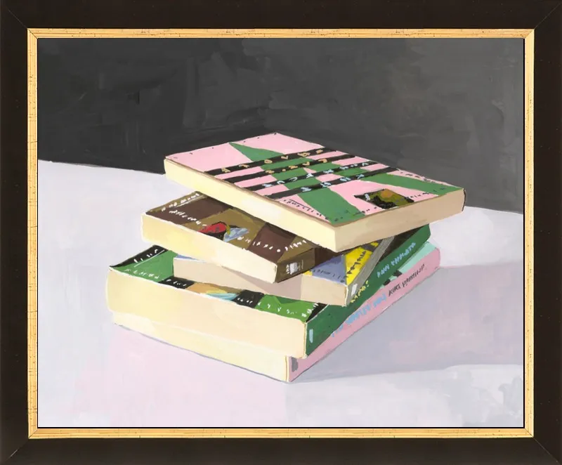 Vonnegut Stack by Elizabeth Mayville for Artfully Walls
