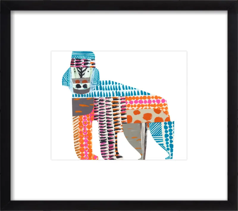 gorilla by Clare Youngs for Artfully Walls