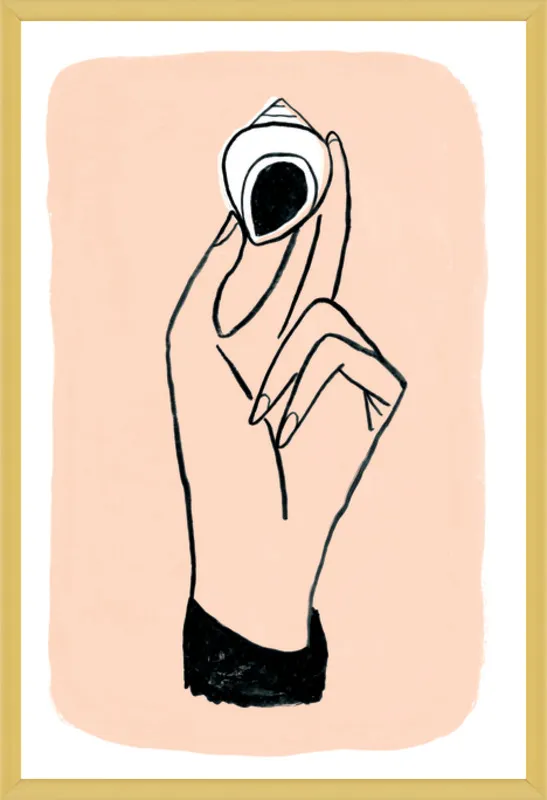 My Hand is My Face by Michael Doyle - Apartment On Belmont for Artfully Walls