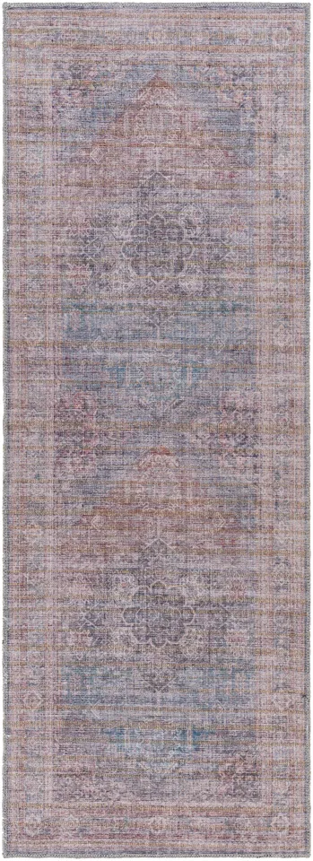 Cobb Gray Indoor 2'7" x 7'3" Machine Woven Rug