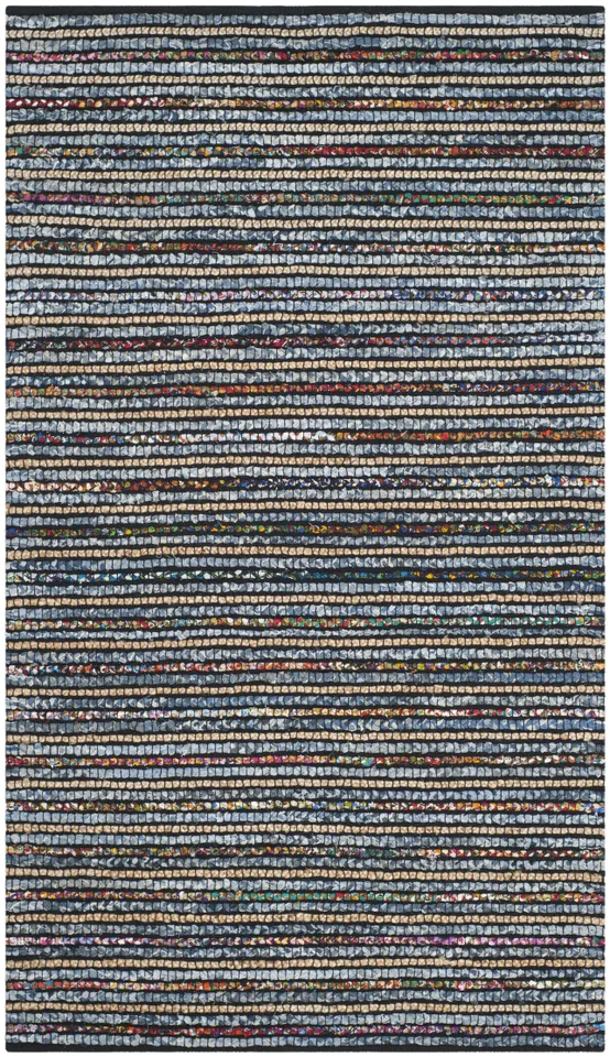 Arlo Home Hand Woven Area Rug, CAP364A, Multi/Natural,  5' X 8'