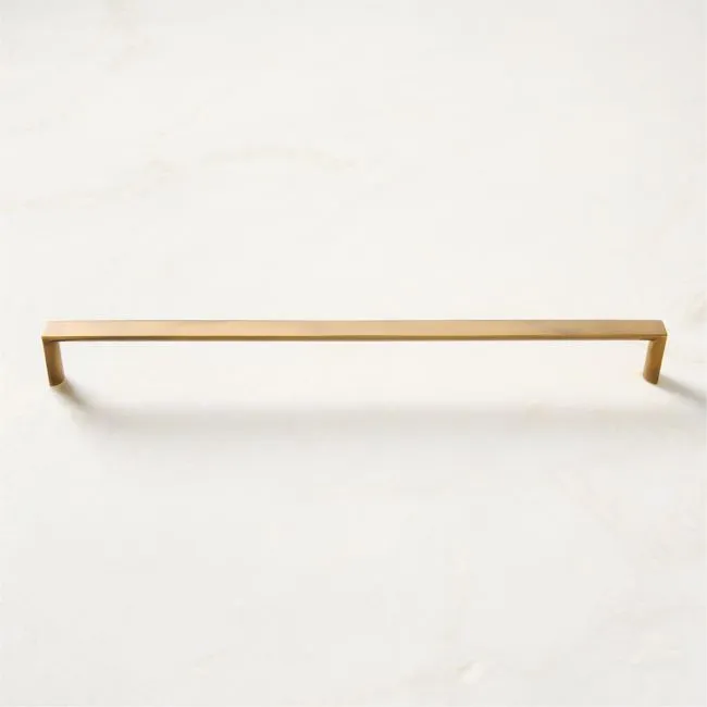 Damon Aged Brass Cabinet Handle 12"