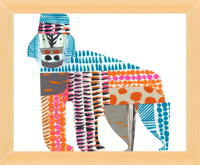 gorilla by Clare Youngs for Artfully Walls