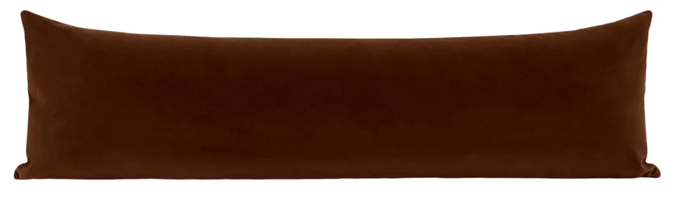 THE XL LUMBAR :: SIGNATURE VELVET // COGNAC - 14" X 48"