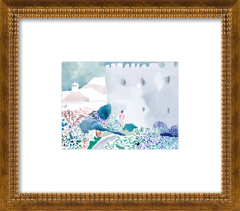 Castle Flowers by Charlotte Ager for Artfully Walls