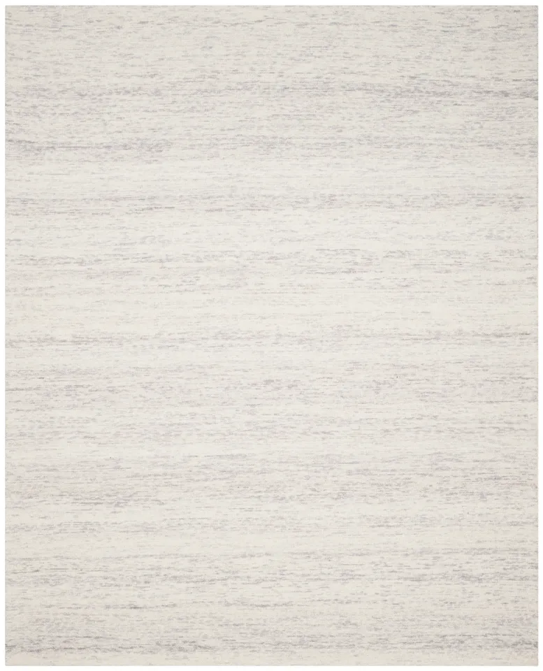 Arlo Home Hand Loomed Area Rug, HIM120D, Silver,  8' X 10'