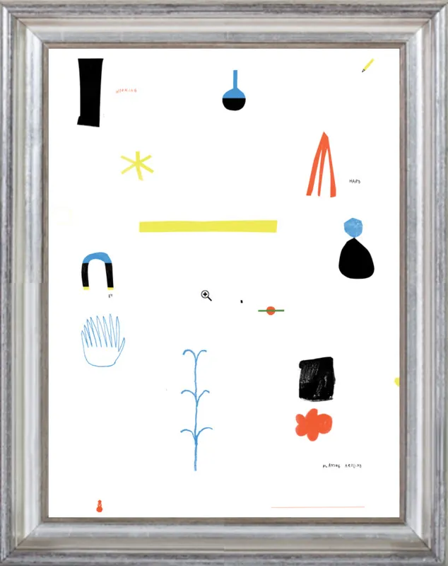 Working hard by playing around  by Agata Królak for Artfully Walls