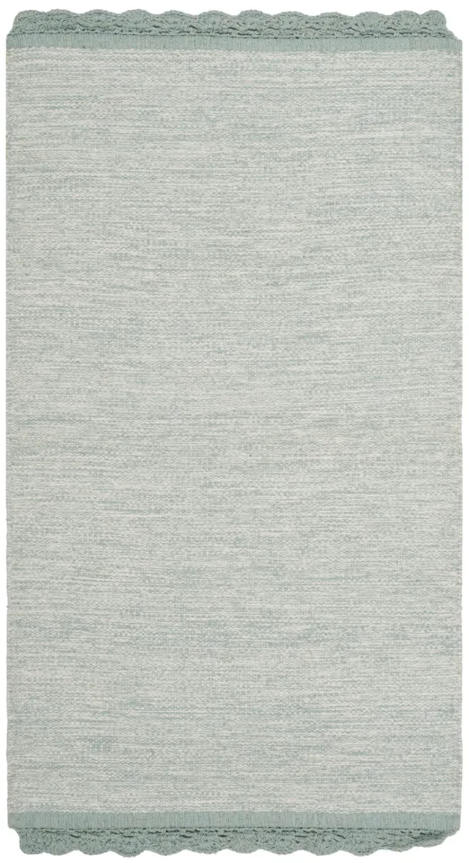 Arlo Home Hand Woven Area Rug, MTK615L, Light Blue,  2' 3" X 3' 9"