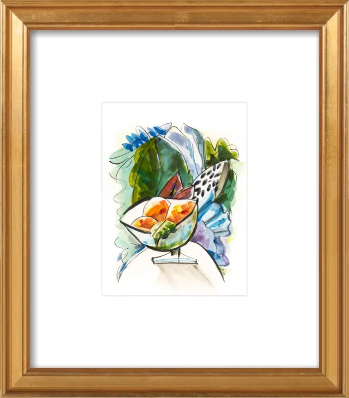 Still life with oranges by Becky Aubry for Artfully Walls