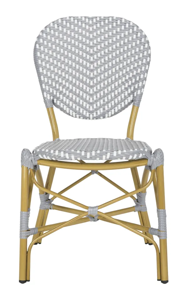 Lisbeth Side Chair, Set Of 2 - Grey / White