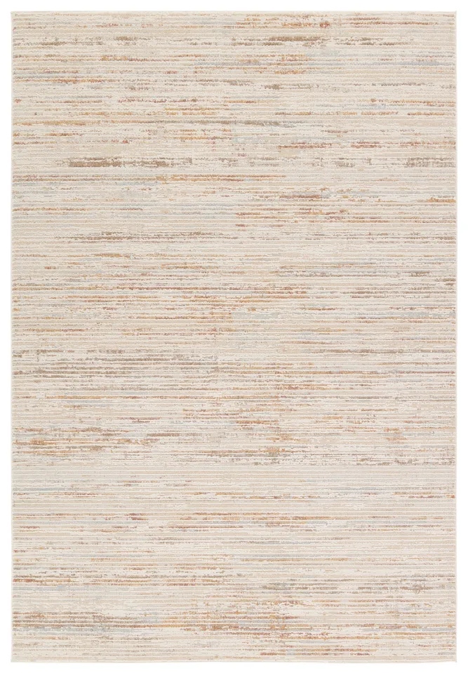 Oriel Striped Beige/Cream Area Rug (9'2"X11'9")