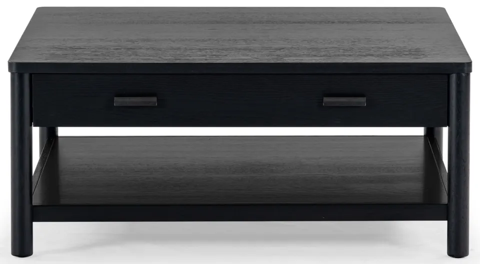 Jaylessa 1 Drawer Coffee Table - Black