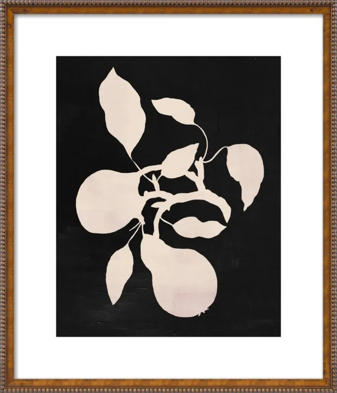pears black and white by Ruti Shaashua for Artfully Walls