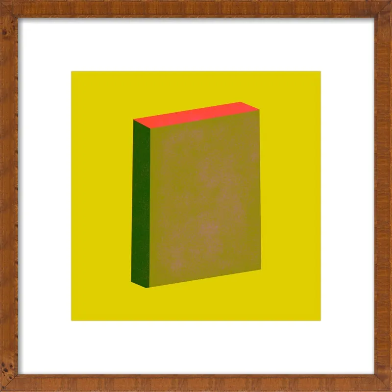 Color Books 4, Olive, Forest, Hot Red & Pear Green by Jessica Poundstone for Artfully Walls