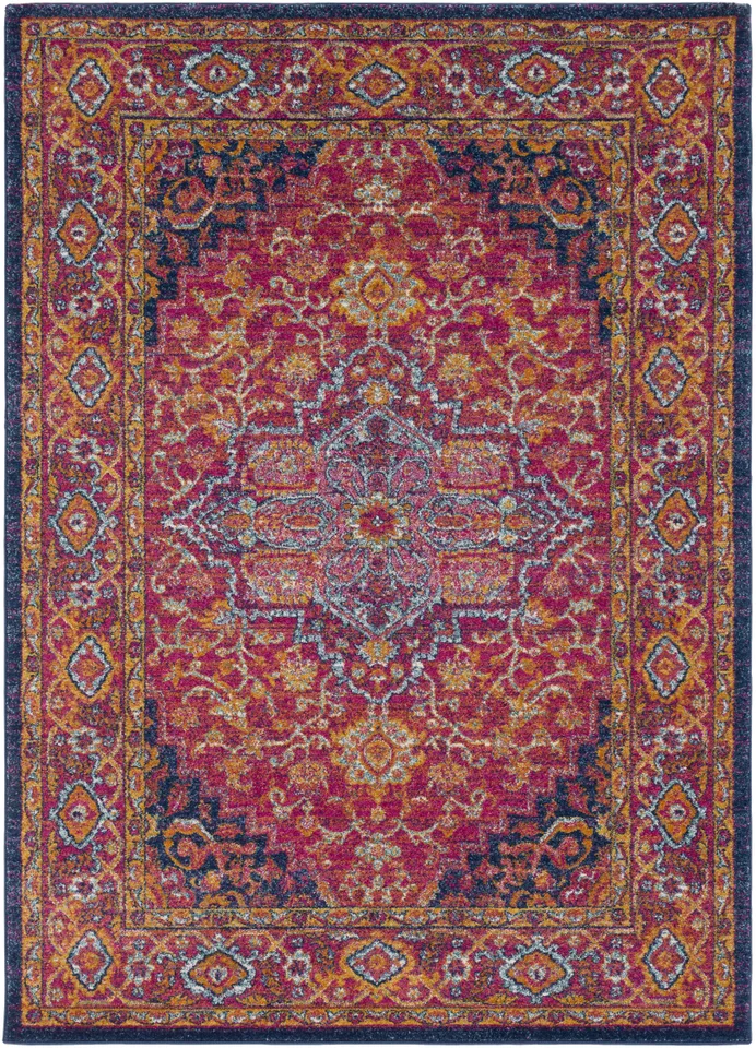 Harput Purple Indoor 10' x 14' Machine Woven Rug