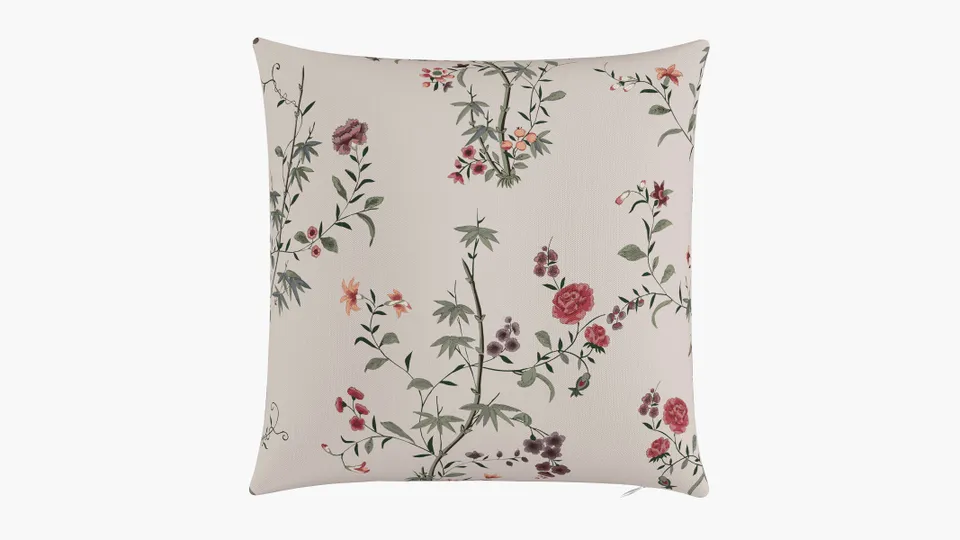 Outdoor 20" Throw Pillow, Multi Bamboo Garden, 20" x 20"