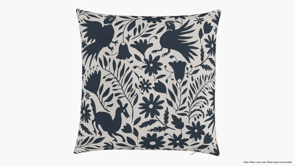 Throw Pillow Cover 18", Ink Frida, 18" x 18"