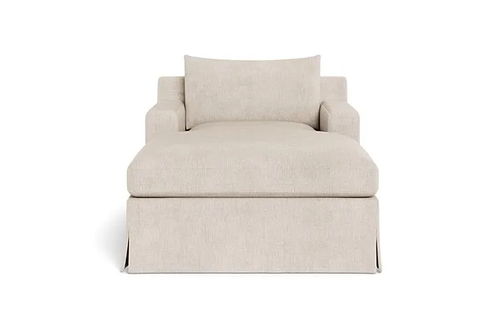 Sloan Slipcovered Chaise Lounge