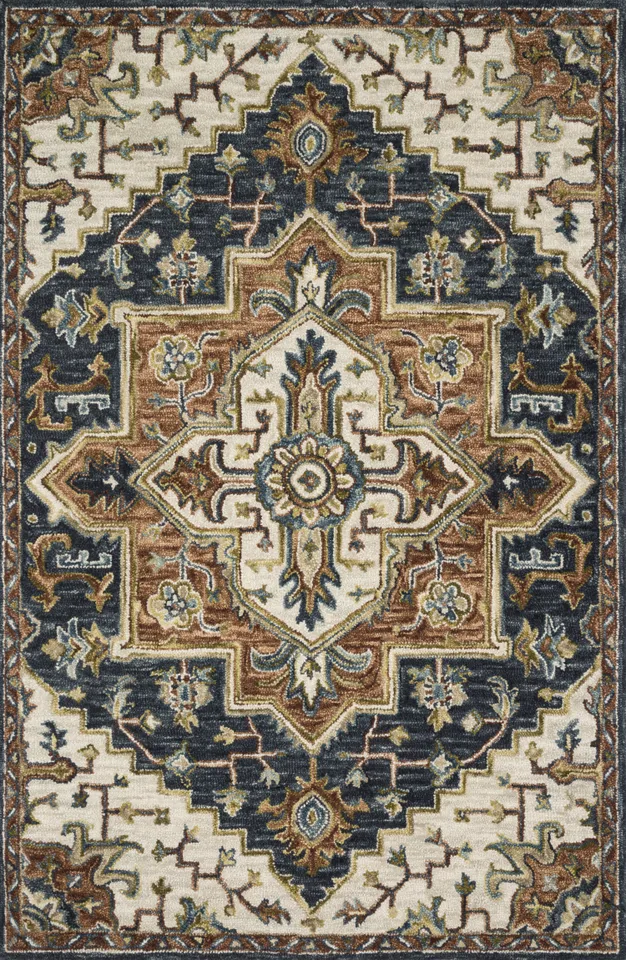 Loloi Victoria Blue / Multi 2'-3" x 3'-9"