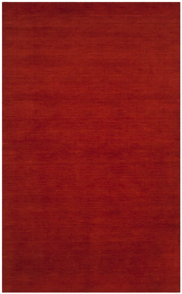 Arlo Home Hand Loomed Area Rug, HIM311H, Red,  6' X 9'