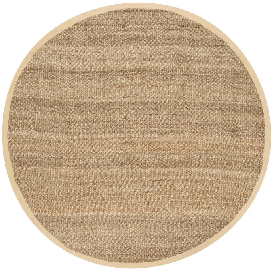 Arlo Home Hand Woven Area Rug, NF732A, Natural,  9' X 9' Round