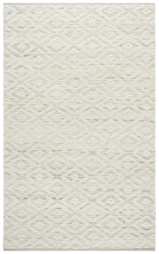 Safavieh Couture Natura Collection Hand Woven Area Rug, Beige / Ivory, 5' x 8'