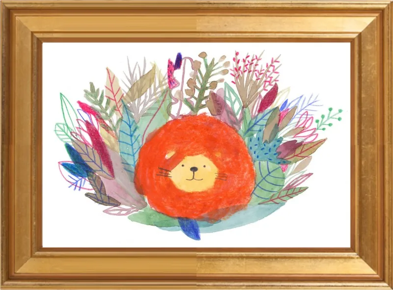 Lion by Marion Barraud for Artfully Walls