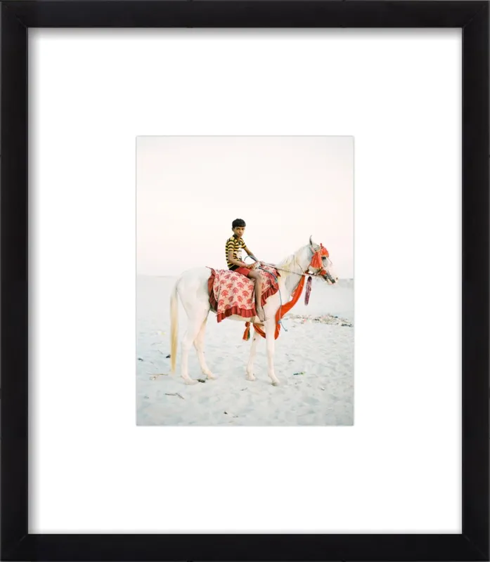 Boy on Horse by Andrew Jacona for Artfully Walls