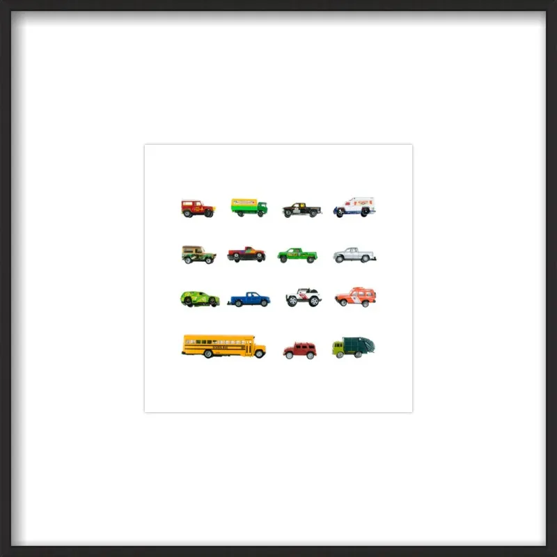 Vintage Toy Trucks by Jennifer Steen Booher for Artfully Walls