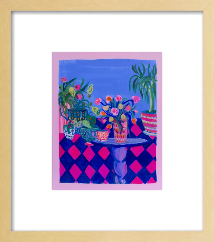 Pots and Plants painting by Davina Shefet for Artfully Walls
