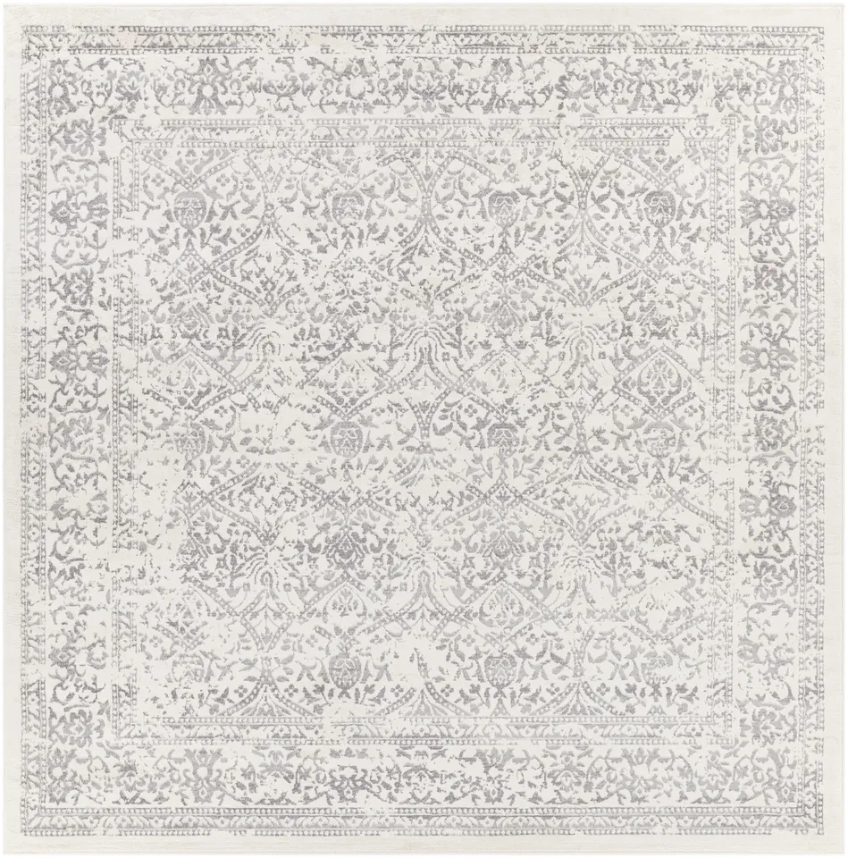 Roma Beige Indoor 7'10" x 7'10" Machine Woven Rug