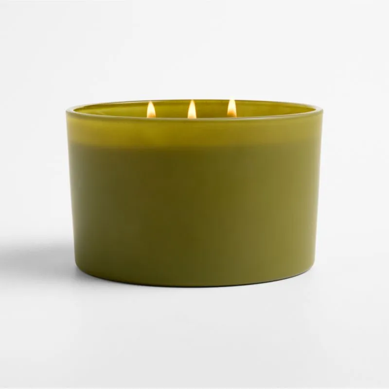 Monochrome No. 17 Verde 3-Wick Scented Candle - Currant, Green Fig and Birch