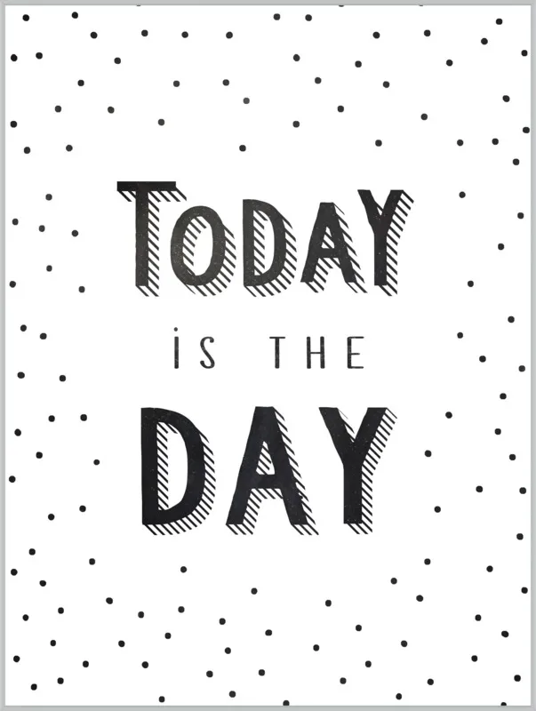 Today is the day by Lonneke de Roos - Kind of Style for Artfully Walls