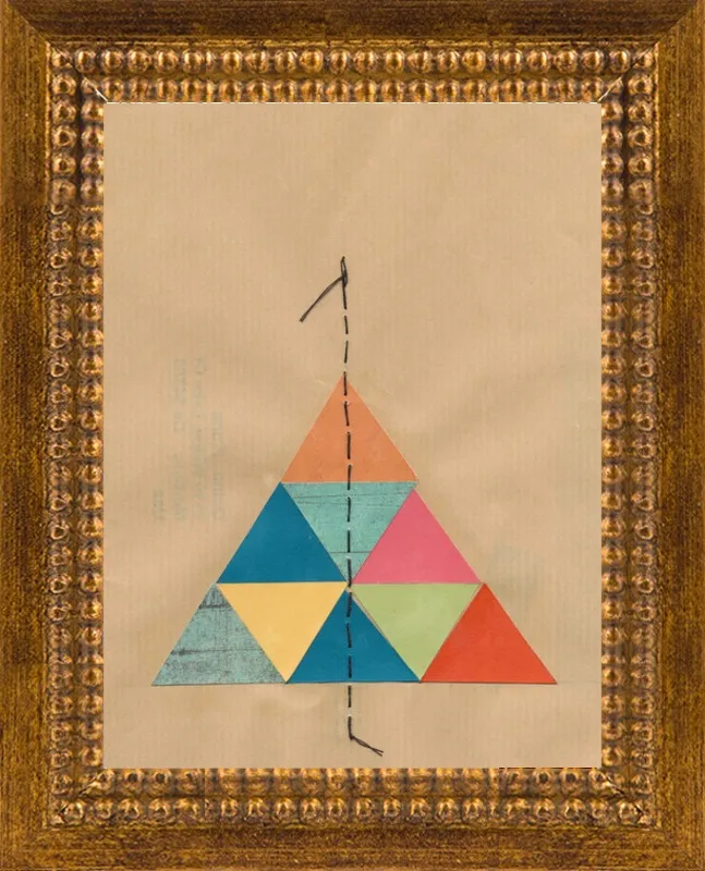 Pyramid Series 1 by Jan Weiss for Artfully Walls