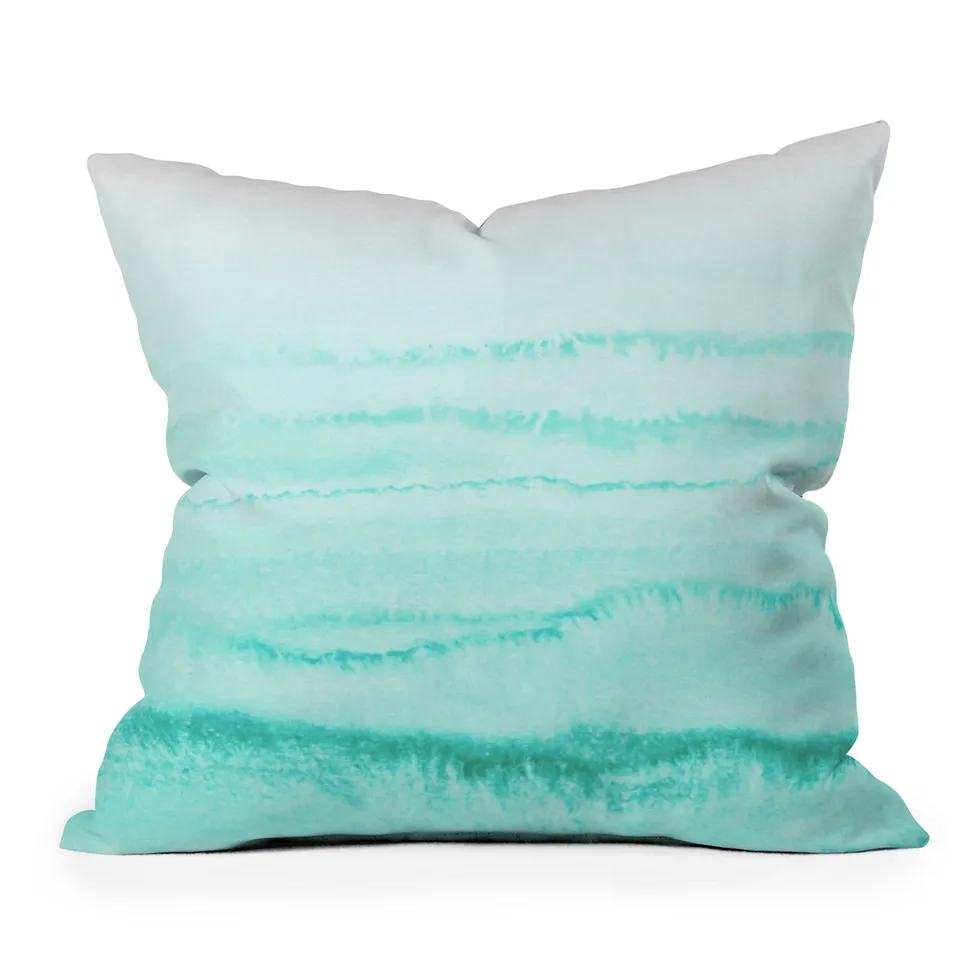 Within The Tides Caribean Sea by Monika Strigel - Indoor Throw Pillow 16" x 16"