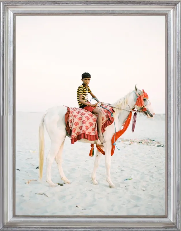 Boy on Horse by Andrew Jacona for Artfully Walls