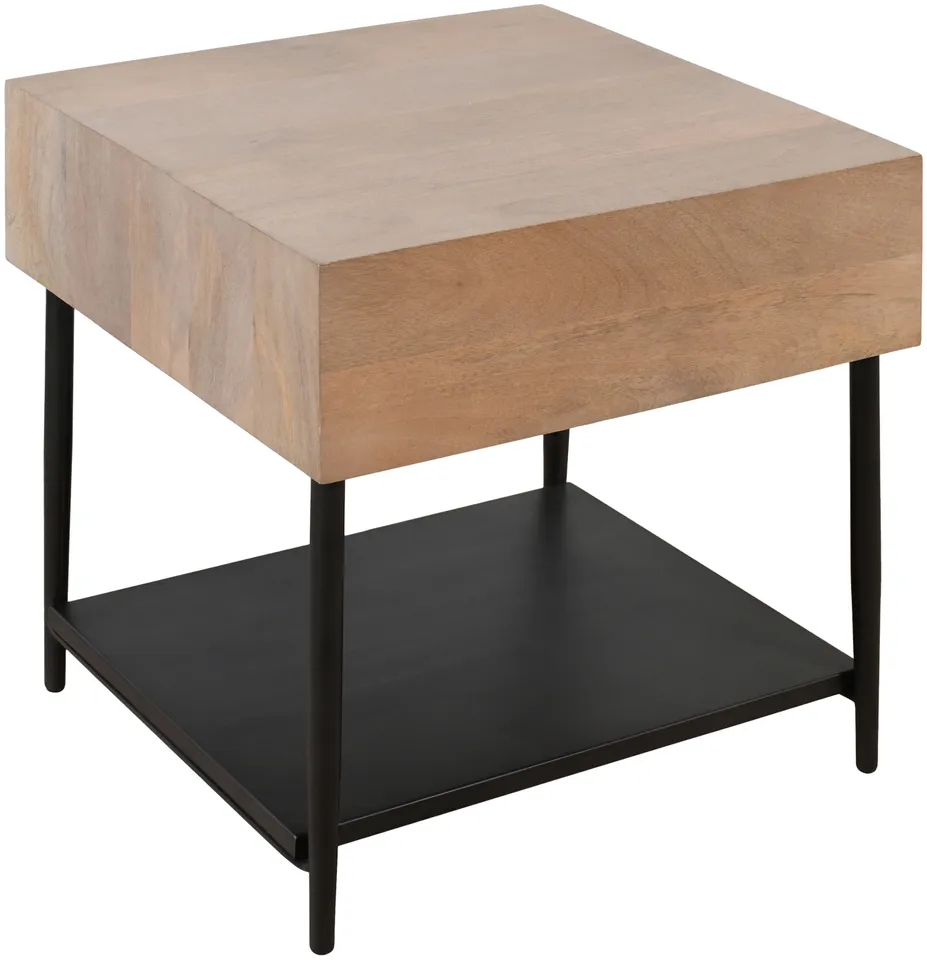 Timo  23"H x 22"W x 22"D End Table