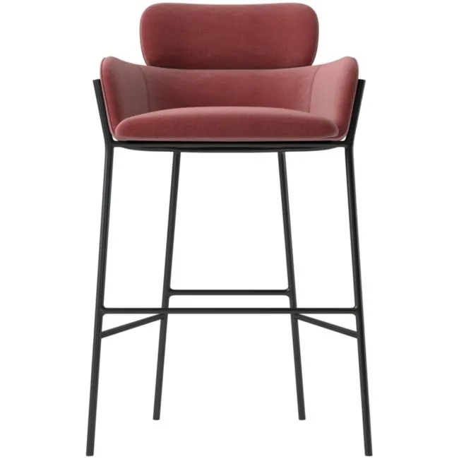 Azalea Luca Rose Bar Stool