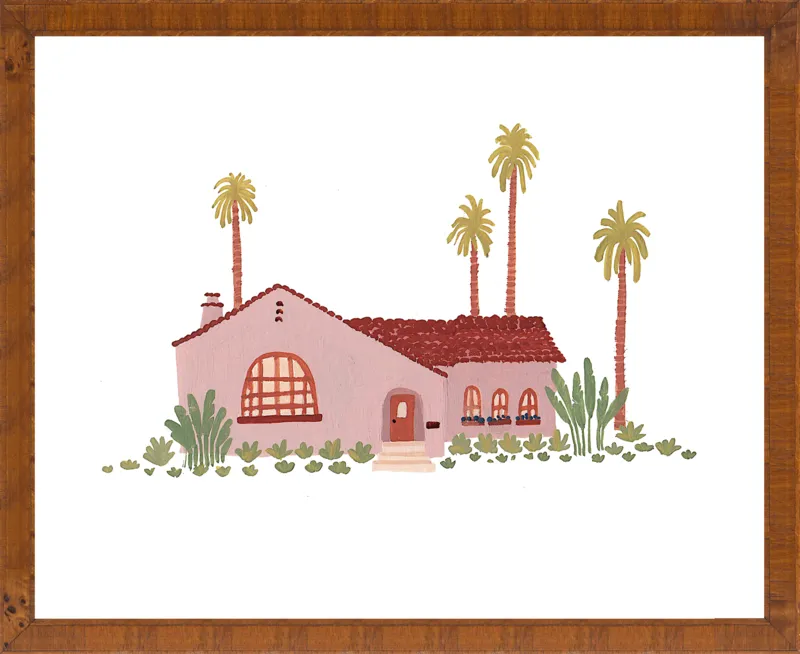 Pink Bungalow by Taylor Ann for Artfully Walls