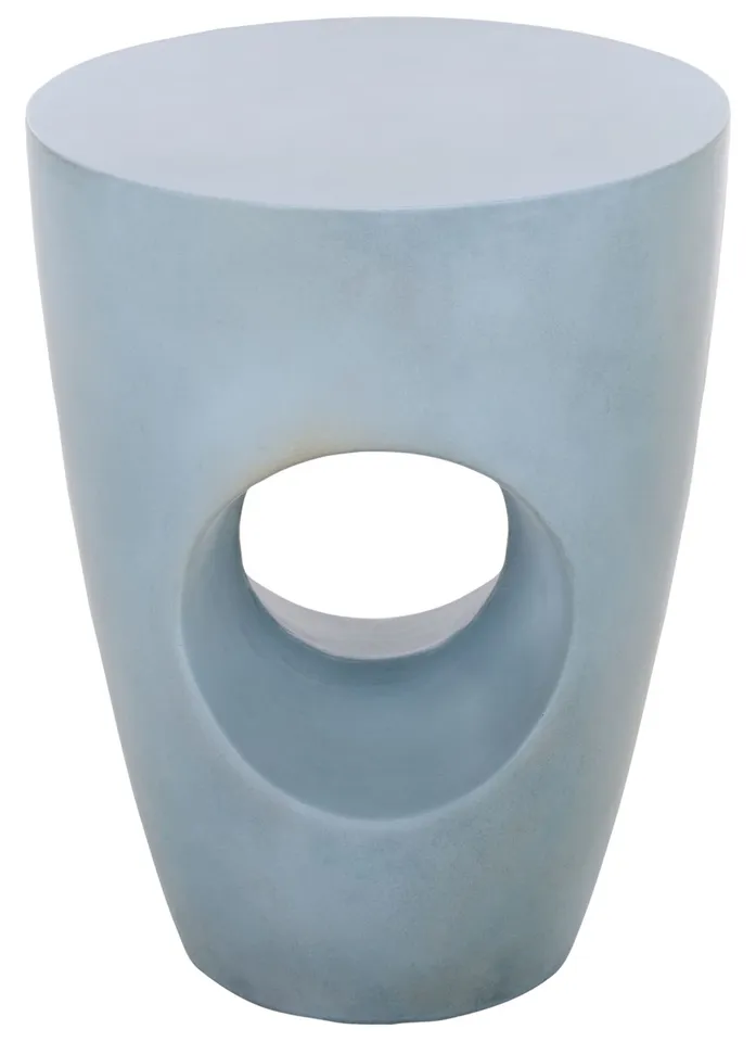 Aishi in/Outdoor Accent Stool - Powder Blue